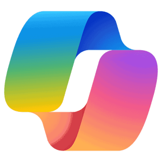Colorful abstract ribbon representing digital solutions and business innovation.